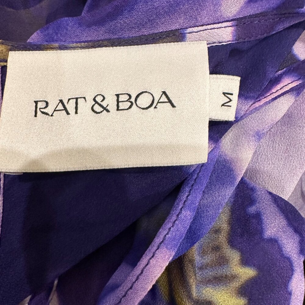 Rat & Boa Violet Floral Lucille Dress - Picture 5 of 9